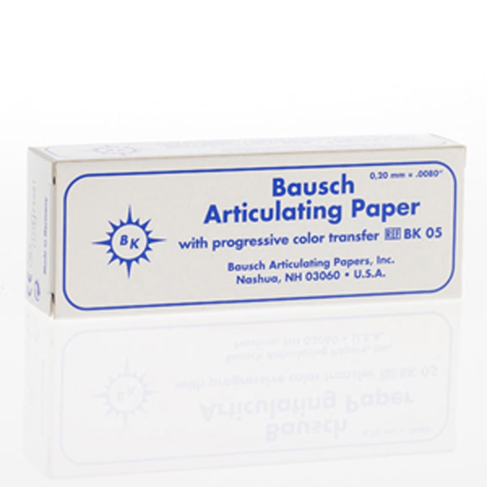 Bausch 200micron Articulating Paper - Blue 100Sheets in 3 Booklets, BK-05