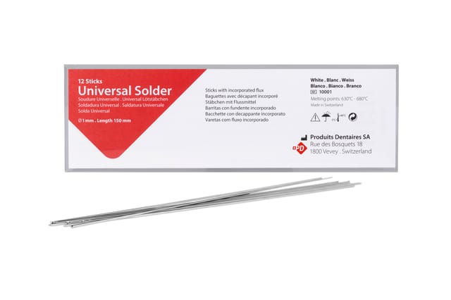 PD Universal Solder Sticks, Normal Quality, White - Pack 12