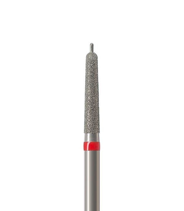 Diamond Bur Round End Taper with Guide Pin - Pack 5