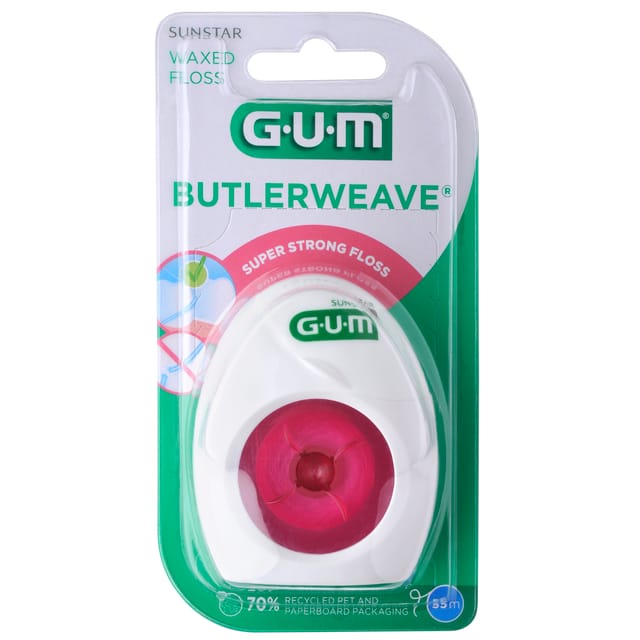 Gum Floss ButlerWeave Waxed 55m, 1155MA - Pack 1