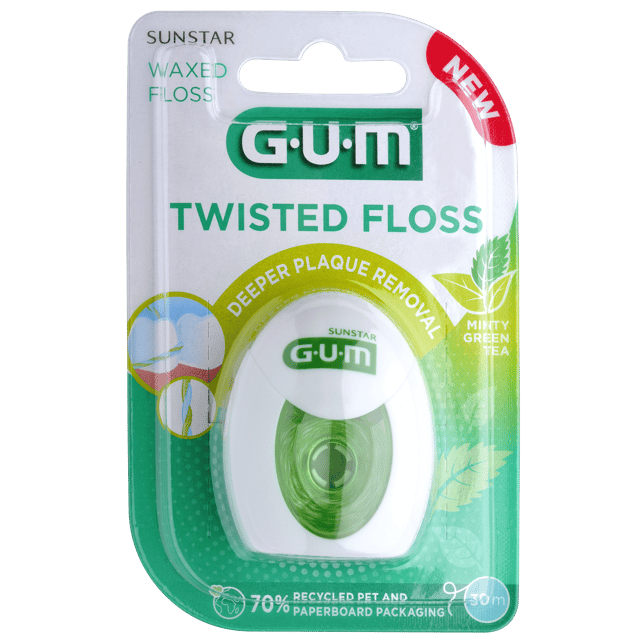 Gum Twisted Floss 30m, 3500BTM - Pack 1