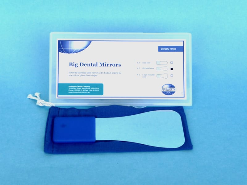 Big Dental Mirror #2, Occlusal View Medium - Pkt 1