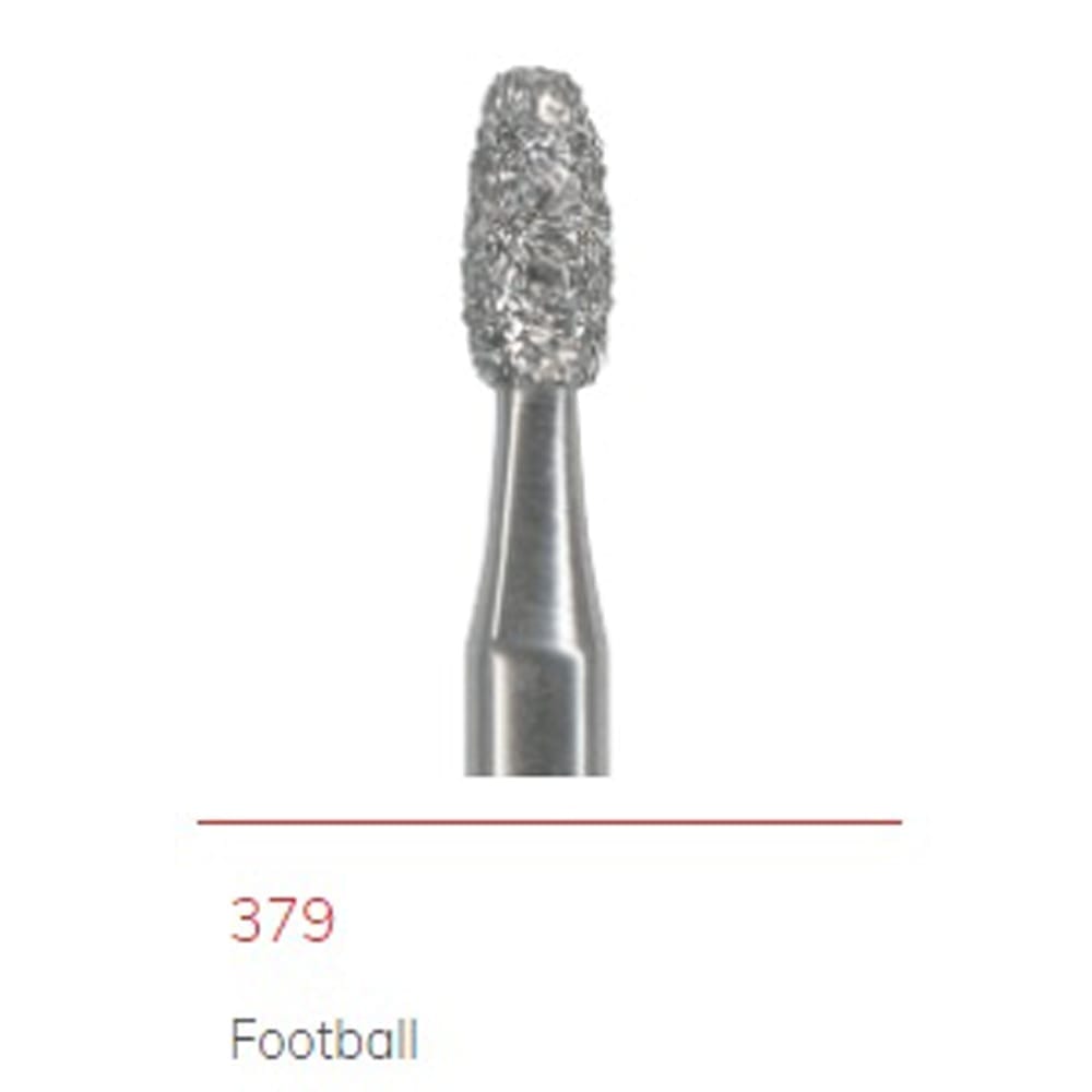 Diamond Bur FG Football 379 016 Coarse - Pack 10